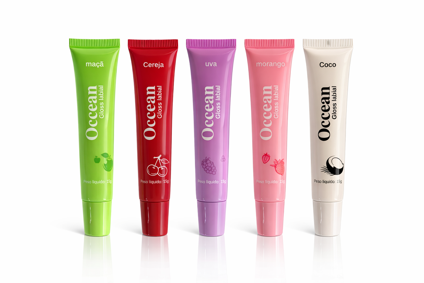 Lip Gloss - Kit 5 Gloss